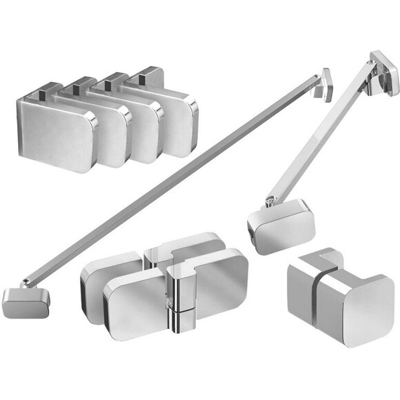 Монтажний комплект для душових кабін Ravak Brilliant B SET BSDPS-L 110 (D01000A080, хром, лівий), Доступні розміри: 110 L, фото 