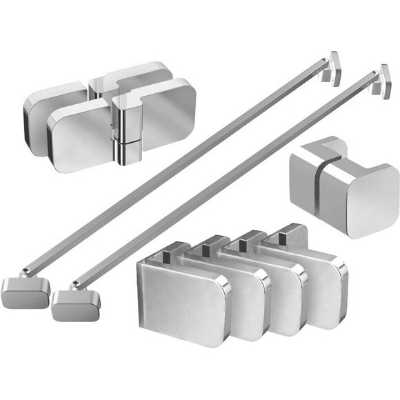 Монтажний комплект для душових кабін Ravak Brilliant B SET BSDPS-L 120 (D01000A082, хром, лівий), Доступні розміри: 120 L, фото 