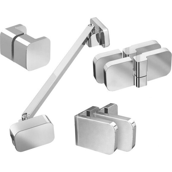 Монтажный комплект для душевых дверей Ravak Brilliant B SET BSD2-R 100 (D01000A085, хром, правый), Доступные размеры: 100 R, фото 