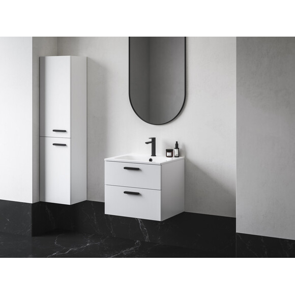 Пенал у ванну Ravak Chrome II SB 390 L X000001748 (39 см, білий/чорний, лівий, підвісний), Доступні розміри: 39 x 150 L, Колір виробника: білий, чорний, фото , изображение 2