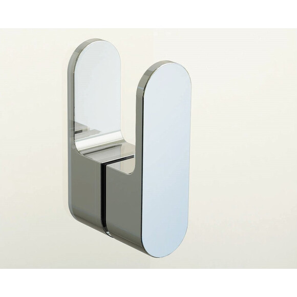 Душова кабіна Ravak Chrome CRV2-80+CRV2-80 (1QV40C00Z1SET8080, 80х80 см, скло прозоре, профіль хром), Доступні розміри: 80 x 80, Колір виробника: прозоре скло, обробка хром, фото , изображение 4
