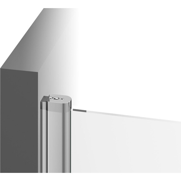 Душевая кабина CRV2+CPS 100x90 bright alu+transparent, Доступні розміри: 100 x 90, Колір виробника: прозоре скло, обробка хром, фото , изображение 6