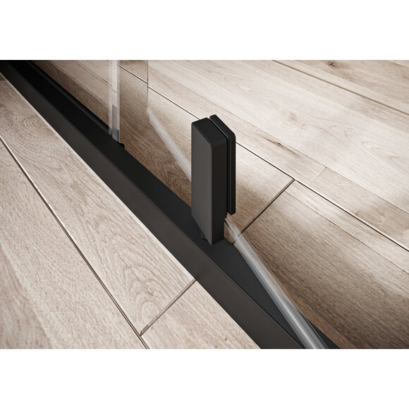 Душевая кабина Ravak Nexty NDOP1-80+NPSS-80 (03O40300Z1SET80NPSS80, 80x80 см, стекло прозрачное, профиль черный), Доступные размеры: 80 x 80, Цвет производителя: прозрачное стекло, отделка черная, фото 4