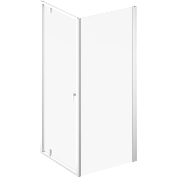 Душевая кабина Ravak Nexty NDOP1-90+NPSS-100 (03O70E01Z1SET90NPSS100, 90x100 см, стекло прозрачное, профиль белый матовый), Доступные размеры: 90 x 100, Цвет производителя: прозрачное стекло, отделка белая матовая, фото 5
