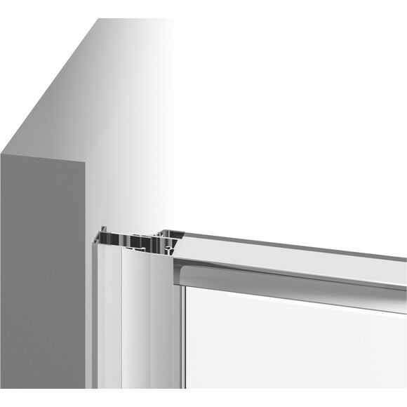 Душевая кабина Ravak Nexty NDOP2-120+NPSS-90 (03OG0300Z1SET120NPSS90, 120x90 см, стекло прозрачное, профиль черный), Доступные размеры: 120 x 90, Цвет производителя: прозрачное стекло, отделка черная, фото 7