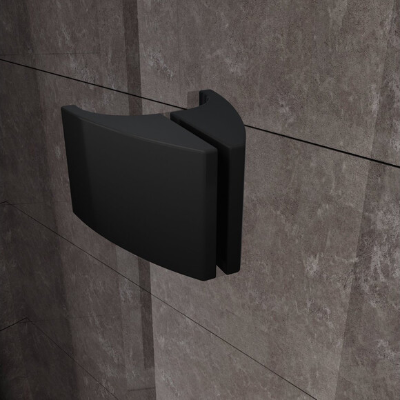 Душова кабіна Ravak Pivot PDOP2-110+PPS-80 (03GD0300Z1SET110PPS80, 110х80 см, скло прозоре, профіль чорний), Доступні розміри: 110 x 80, Колір виробника: прозоре скло, обробка чорна, фото , изображение 4