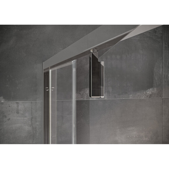 Душова кабіна Ravak Nexty NSKK3-80 (3O644U00Z1, 80x80 см, скло прозоре, профіль сатин), Доступні розміри: 80 x 80, Колір виробника: прозоре скло, обробка сатин, фото , изображение 3