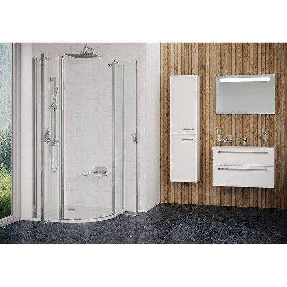 Душевая кабина Ravak Chrome CSKK4-80 (3Q140C00Z1, 80x80 см, стекло прозрачное, профиль хром), фото 2