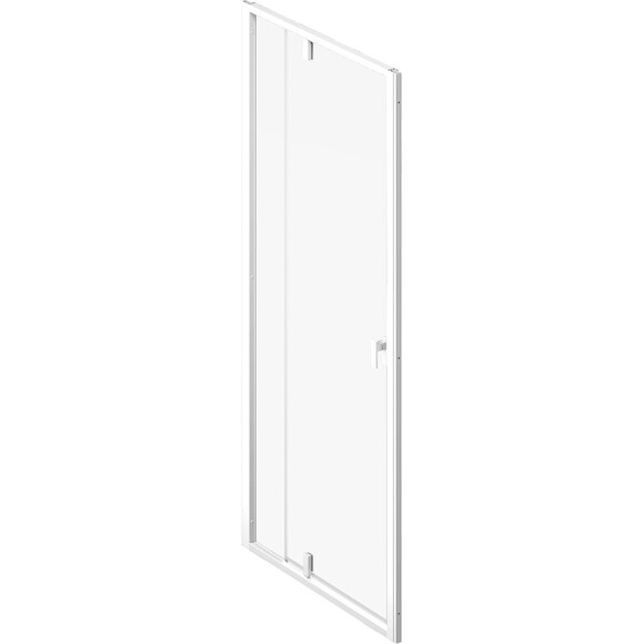 Душові двері Ravak Nexty NDOP2-100 (03OA0E01Z1, 100 см, скло прозоре, профіль білий матовий), Доступні розміри: 100, Колір виробника: прозоре скло, обробка біла матова, фото , изображение 4