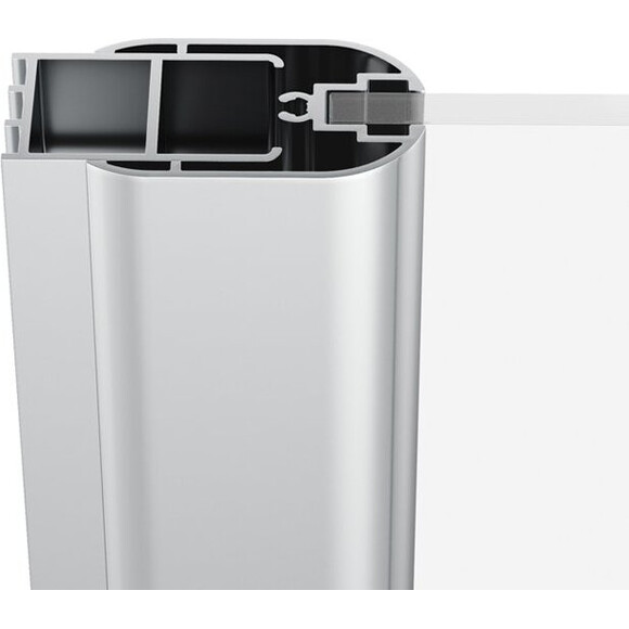 Душові двері Ravak Chrome CSD1-90 (0QV70U00Z1, 90 см, скло прозоре, профіль сатин), Доступні розміри: 90, Колір виробника: прозоре скло, обробка сатин, Расположение проема (входа): универсальное (оборачиваемое), фото , изображение 3