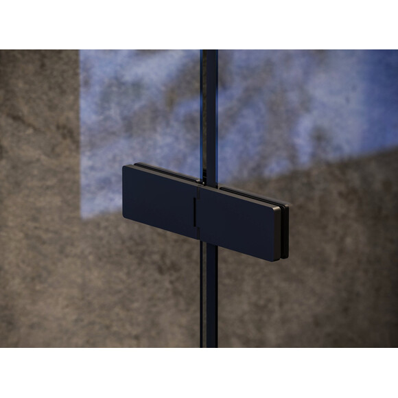 Душові двері Ravak Cool! COSD2-100 (X0VVAC300Z1, 100 см, скло прозоре, профіль чорний), Доступні розміри: 100, Колір виробника: прозоре скло, обробка чорна матова, фото , изображение 2