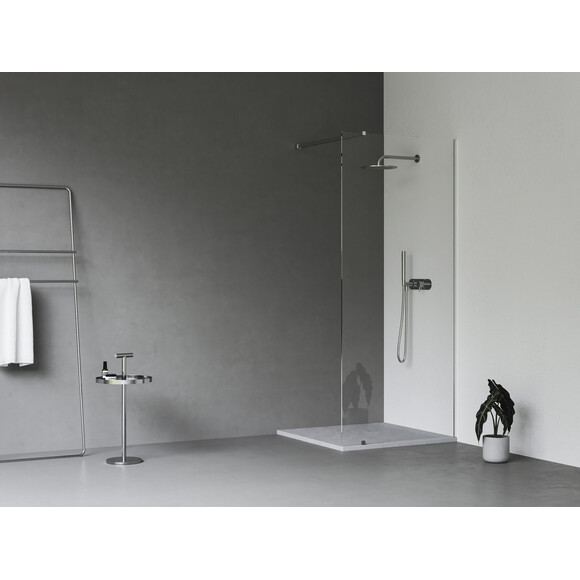 Душова стінка Ravak Walk-In Wall Set 80 (GW9W40C0SZ1, 80 см, скло прозоре, тримач хром), Доступні розміри: 80, Колір виробника: прозоре скло, обробка хром, фото , изображение 2