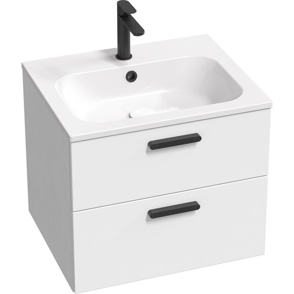 Умывальник Ravak Chrome 600 Slim XJG01160001 (60x49 см, белый), Доступные размеры: 60 x 49, Цвет производителя: белый глянец, фото 9
