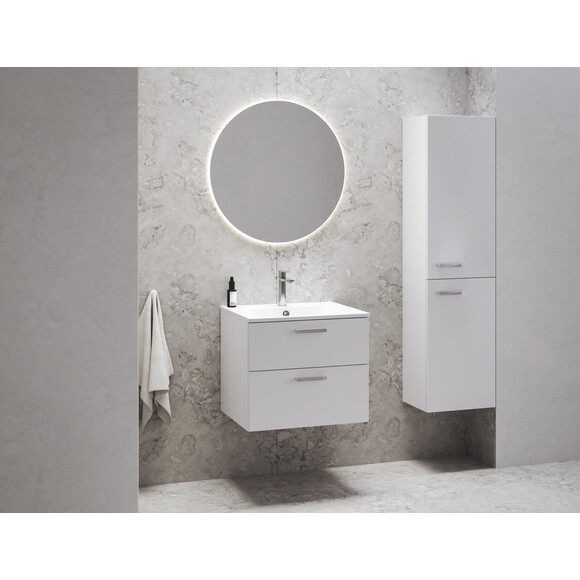Умывальник Ravak Chrome 600 Slim XJG01160001 (60x49 см, белый), Доступные размеры: 60 x 49, Цвет производителя: белый глянец, фото 6