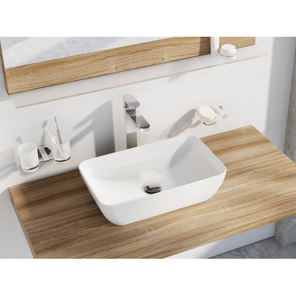 Умивальник Ravak Uni Slim 500 R XJX01150001 (50x31 см, білий глянсовий, чаша), Доступні розміри: 50 x 31, Колір виробника: білий глянець, фото , изображение 2