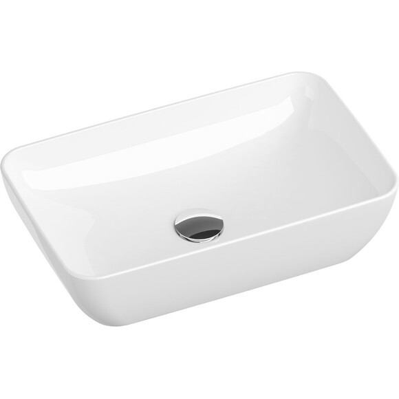 Умивальник Ravak Uni Slim 500 R XJX01150001 (50x31 см, білий глянсовий, чаша), Доступні розміри: 50 x 31, Колір виробника: білий глянець, фото 
