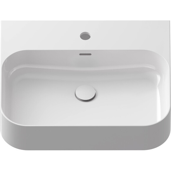 Умивальник Ravak Ceramic 550 R Slim Wall XJX01155006 (55x45 см, білий глянсовий), фото , изображение 4