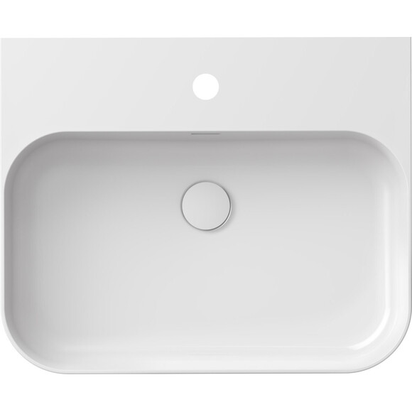 Умивальник Ravak Ceramic 550 R Slim Wall XJX01155006 (55x45 см, білий глянсовий), фото , изображение 5