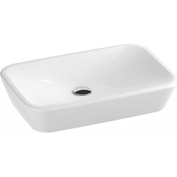 Умивальник Ravak Ceramic 600 R XJX01160002 (60x40 см, білий глянсовий, чаша), фото 