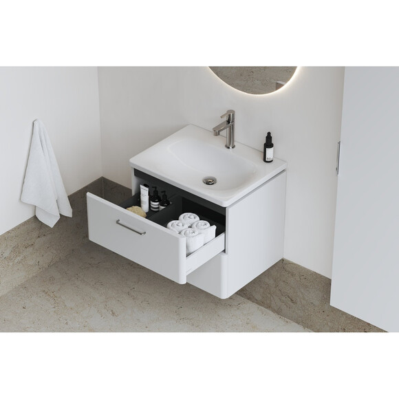 Умивальник Ravak Balance 60 XJX01260000 (60x46 см, білий глянсовий), Доступні розміри: 60 x 46, Колір виробника: білий глянець, фото , изображение 3