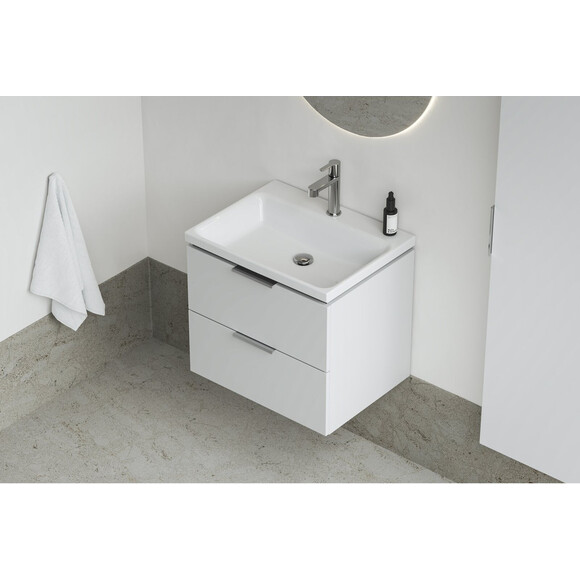 Умивальник Ravak Comfort 600 XJX01260001 (60x46 см, білий глянсовий), Доступні розміри: 60 x 46, Колір виробника: білий глянець, фото , изображение 2