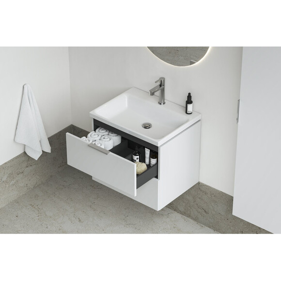 Умивальник Ravak Comfort 600 XJX01260001 (60x46 см, білий глянсовий), Доступні розміри: 60 x 46, Колір виробника: білий глянець, фото , изображение 3