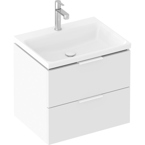 Умивальник Ravak Comfort 600 XJX01260001 (60x46 см, білий глянсовий), Доступні розміри: 60 x 46, Колір виробника: білий глянець, фото , изображение 4