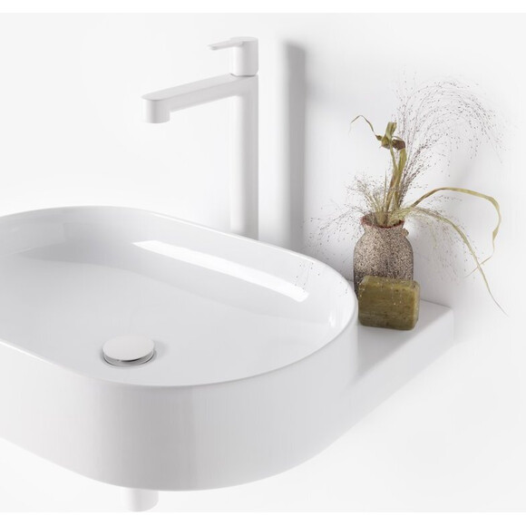 Умивальник Ravak Yard 600 XJX01260002 (60x50 см, білий глянсовий), Доступні розміри: 60 x 50, Колір виробника: білий глянець, фото , изображение 8