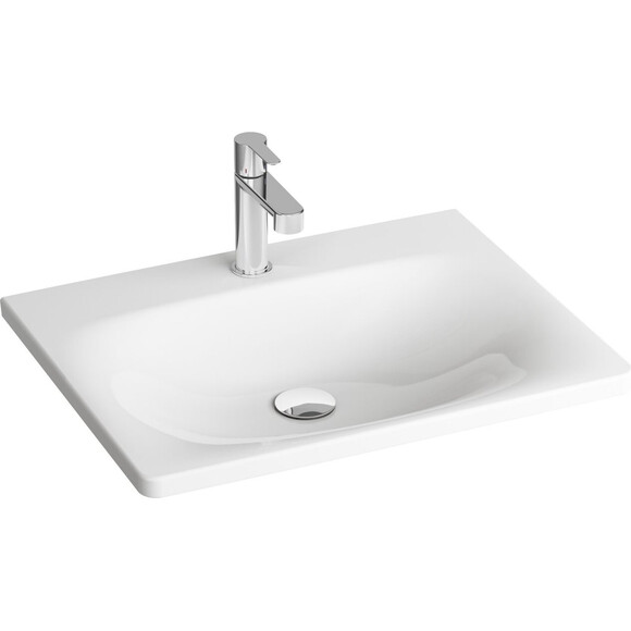 Умивальник Ravak Balance 80 XJX01280000 (80x46 см, білий глянсовий), Доступні розміри: 80 x 46, Колір виробника: білий глянець, фото 