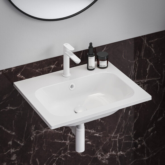 Донний клапан Ravak X01836 (білий матовий, з переливом), Колір виробника: білий матовий, фото , изображение 2