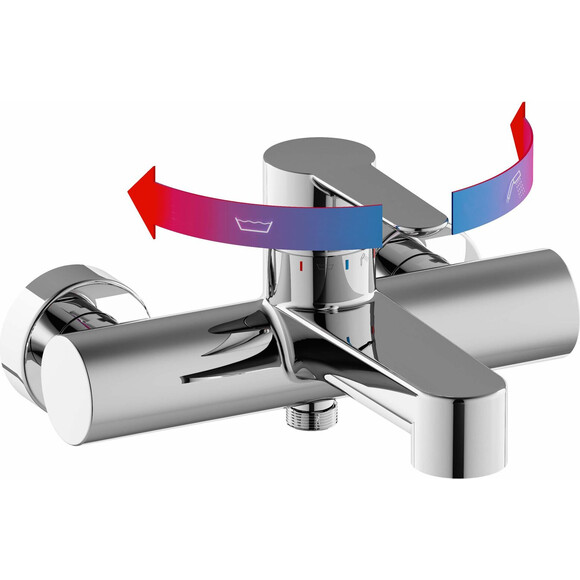 Смеситель для ванны Ravak Puri PU 022.00CR (X070115), Цвет производителя: хром, фото 9