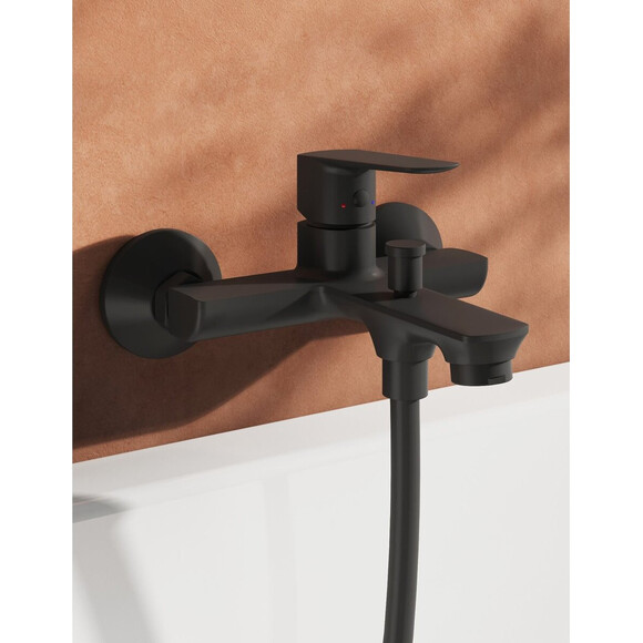 Змішувач для ванни Ravak Life LF 022.20BL (X070479, чорний), Колір виробника: чорний, фото , изображение 4