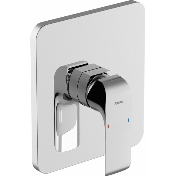 Внешняя часть смесителя скрытого монтажа для душа Ravak Flat FL 066.00 (X070124), Цвет производителя: хром, фото 
