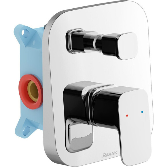 Внешняя часть смесителя скрытого монтажа для ванны Ravak 10° Free TD F 065.00 (X070136), Цвет производителя: хром, фото 3