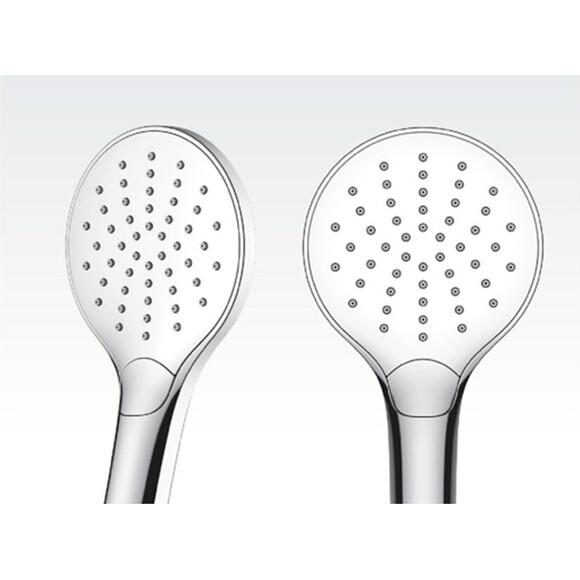 Душова система з термостатом Ravak Termo TE 094.02 (X070162, хром/чорна, з поличкою), Колір виробника: хром, чорний, фото , изображение 5