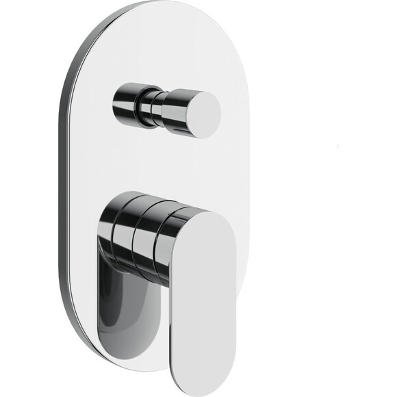 Внешняя часть смесителя скрытого монтажа для ванны Ravak Chrome II CR II 065.00CR.O2.RB070 (X070454), Цвет производителя: хром, фото 