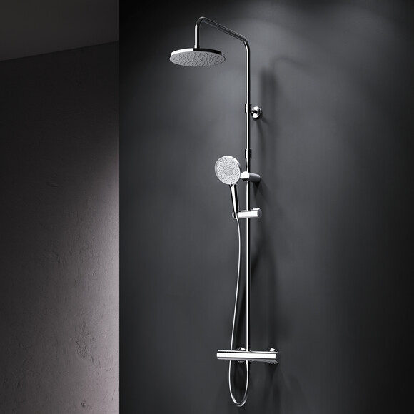 Душевая система с термостатом Am.Pm X-Joy F0785A400, Цвет производителя: хром, фото 2