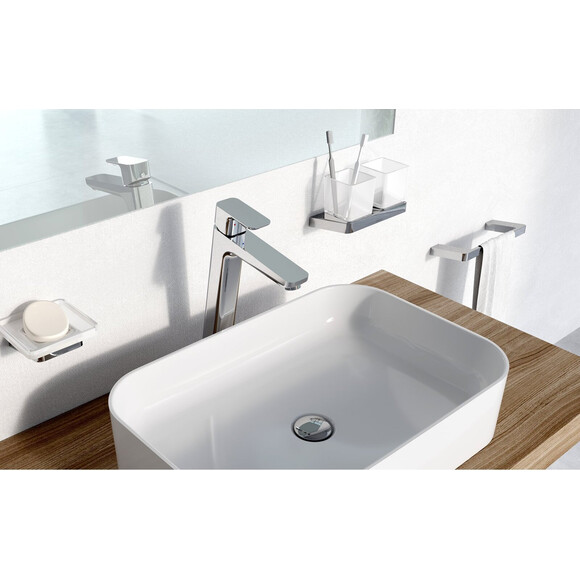 Стакан для зубных щеток Ravak 10° TD 220.00CR (X07P322, настенный, двойной), Цвет производителя: хром, фото 2