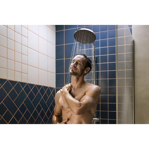 Душова система з термостатом Hansgrohe Activera S Showerpipe 240 EcoSmart Chrome 28078000 (хром), Колір виробника: хром, фото , изображение 4
