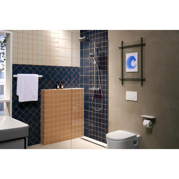 Душова система з термостатом Hansgrohe Activera S Showerpipe 240 EcoSmart Chrome 28078000 (хром), Колір виробника: хром, фото , изображение 2