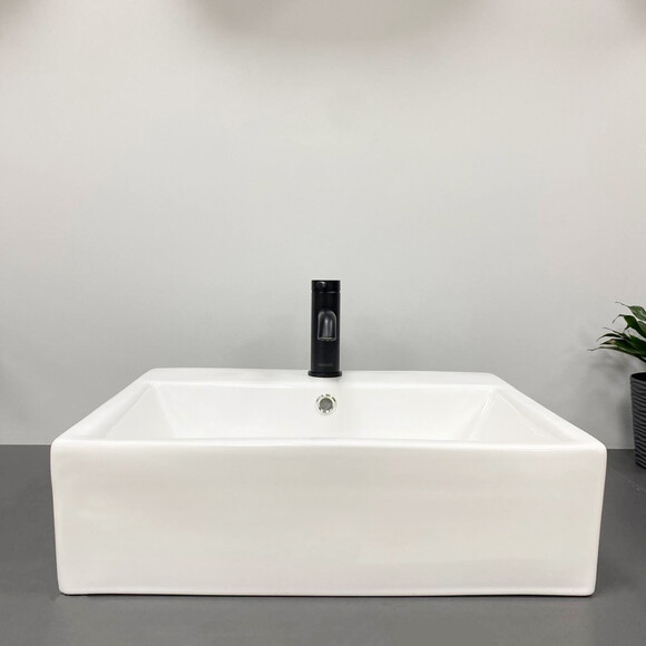 Умывальник VBI Teramo M White VBI-014701 (54x42 см), Доступные размеры: 54 x 42, Цвет производителя: белый глянец, фото 3