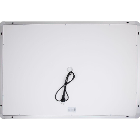 Зеркало для ванной комнаты Qtap Mideya MI9 QT2078NCF10070W (100x70 см, с LED подсветкой, антизапотеванием и диммером), Доступные размеры: 100 x 70, фото 4