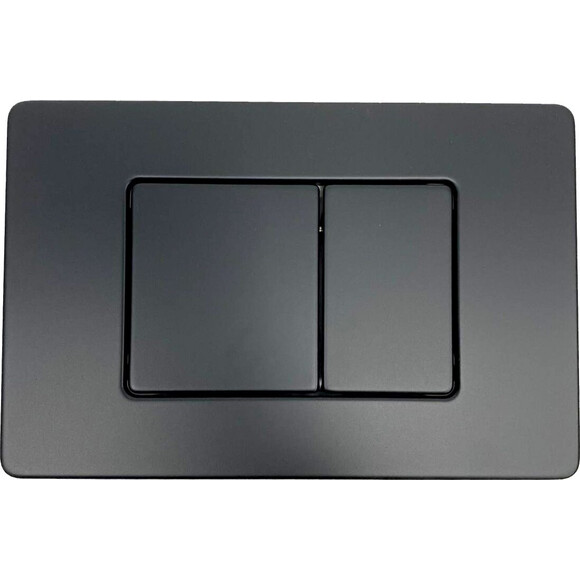 Клавіша змиву VBI ELBA XS Black VBI-030105 (чорна), Колір виробника: чорний, фото , изображение 2