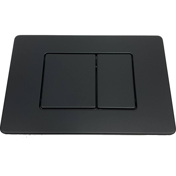 Клавіша змиву VBI ELBA XS Black VBI-030105 (чорна), Колір виробника: чорний, фото , изображение 4