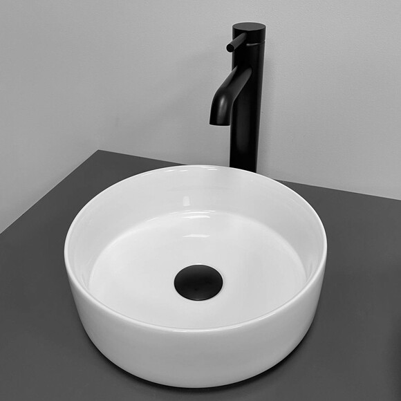 Раковина VBI Prato S White VBI-011410 (32 см, біла, чаша), Доступні розміри: 32 x 32, Колір виробника: білий глянець, фото 