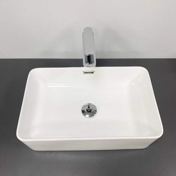 Умивальник VBI Arabba WHITE VBI-013501 (48x32 см), Доступні розміри: 48 x 32, Колір виробника: білий, фото , изображение 2
