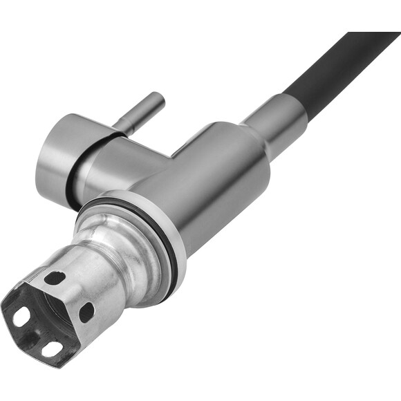 Смеситель для кухни Kroner KRP Edelstahl Klassisch-PVD031BLK (графит/черный, c гибким изливом), Цвет производителя: графит, черный, фото 6