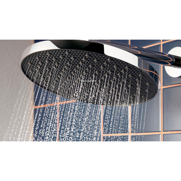 Душевая система с термостатом Hansgrohe Activera S Showerpipe 240 EcoSmart Chrome 28871000 (хром, с изливом), Цвет производителя: хром, фото 5