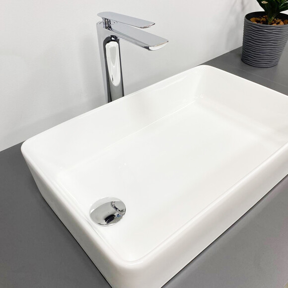 Раковина VBI Velletri White VBI-015900 (51x33 см), Доступні розміри: 51 x 33, Колір виробника: білий, фото , изображение 4