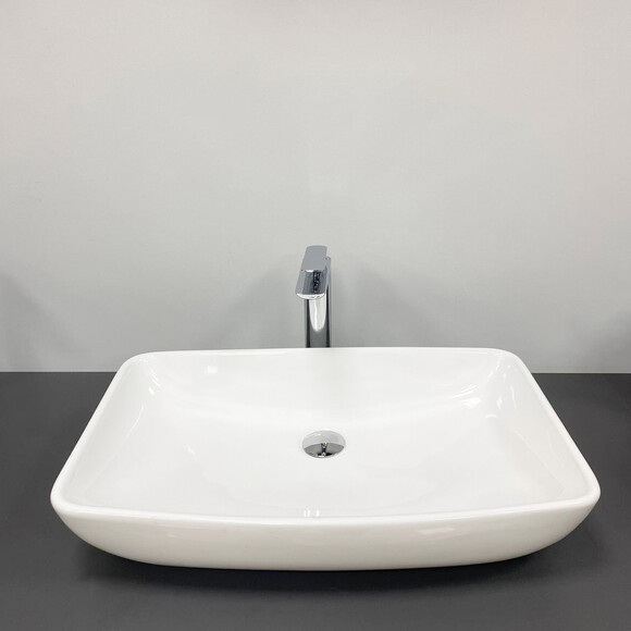 Умивальник VBI Silvi 60 White VBI-015100 (61x39 см, чаша), Доступні розміри: 61 x 39, Колір виробника: білий глянець, фото , изображение 4